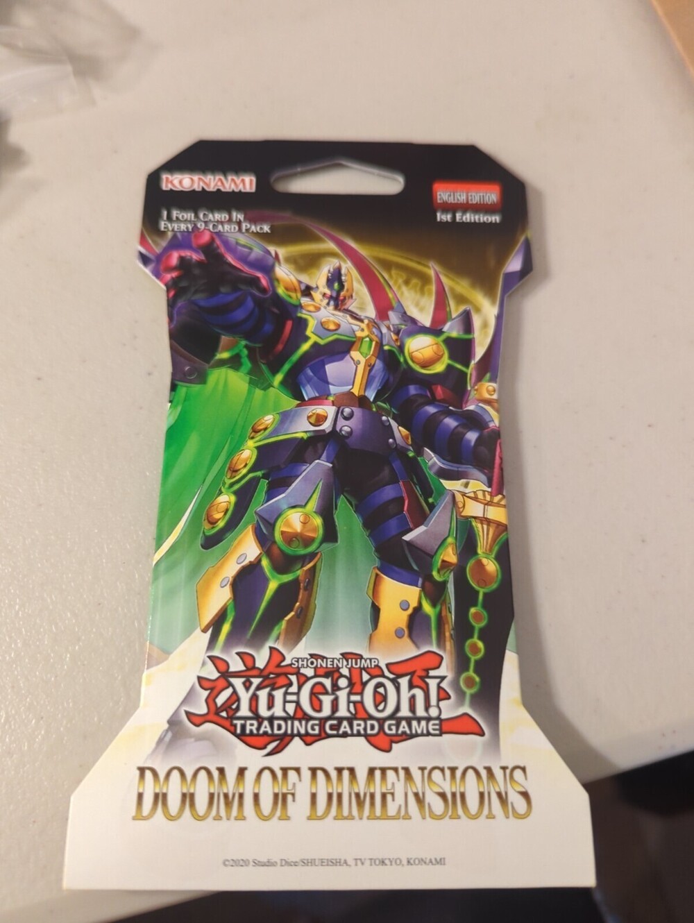 Yu-Gi-Oh! Doom of Dimensions Booster Pack [1st Edition] - 9 Cards